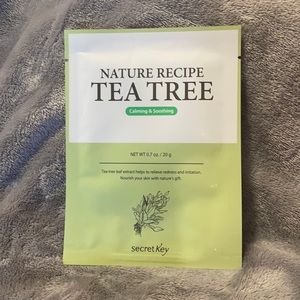 Secret key nature recipe mask tea tree